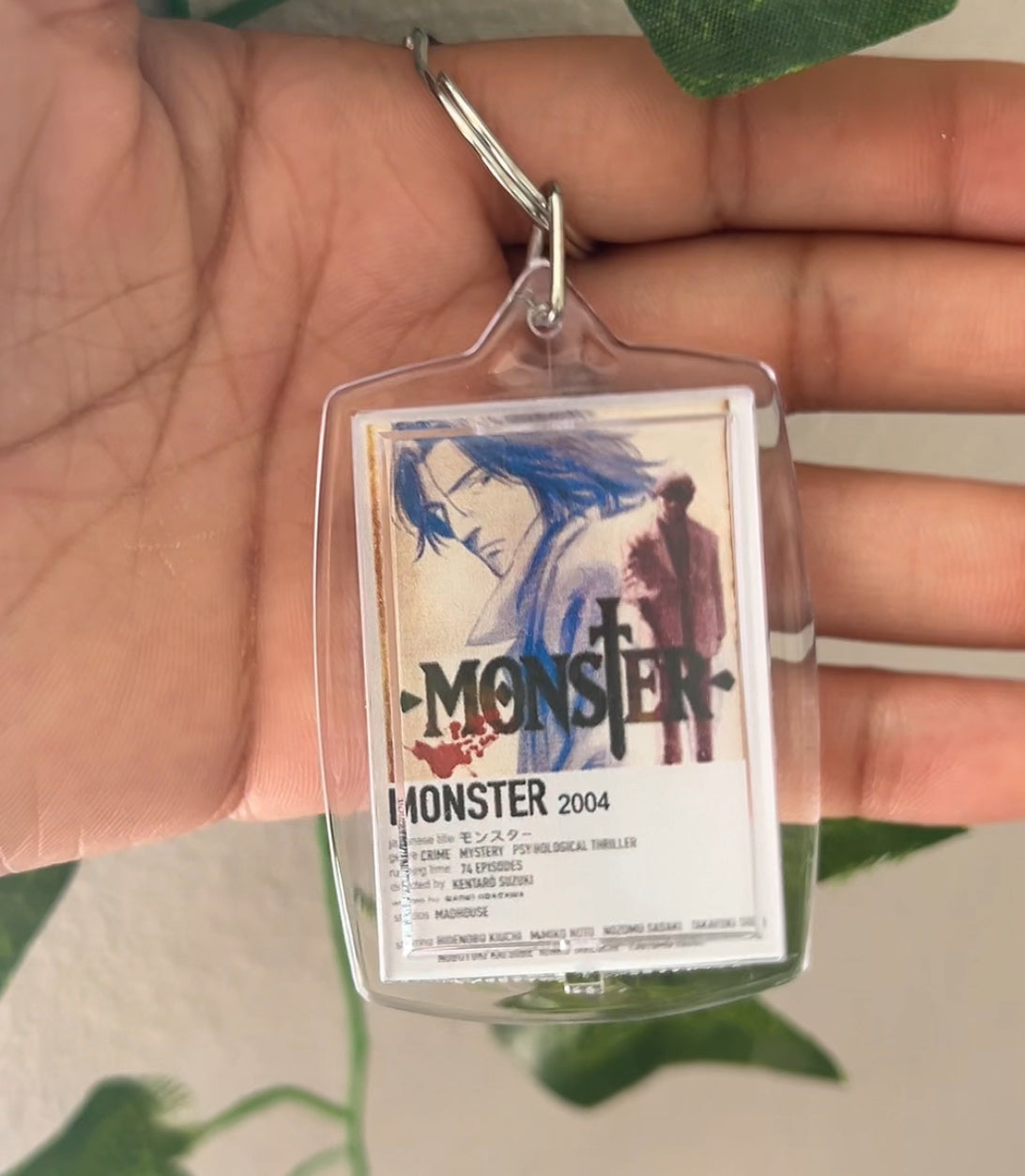 Japanese Anime Cool Polaroid Inspired Keychain