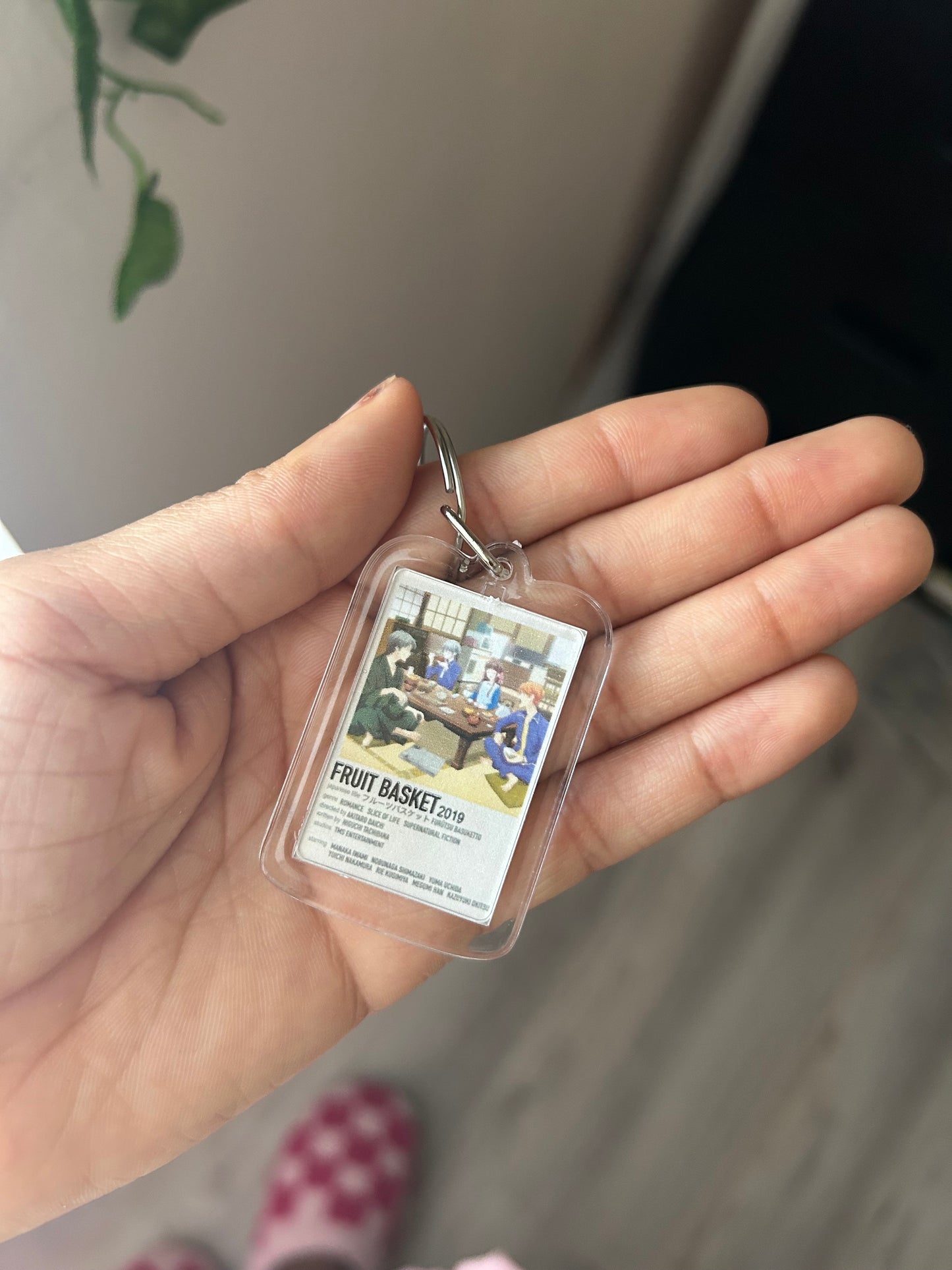 Japanese Romance Anime Polaroid Inspired Keychain