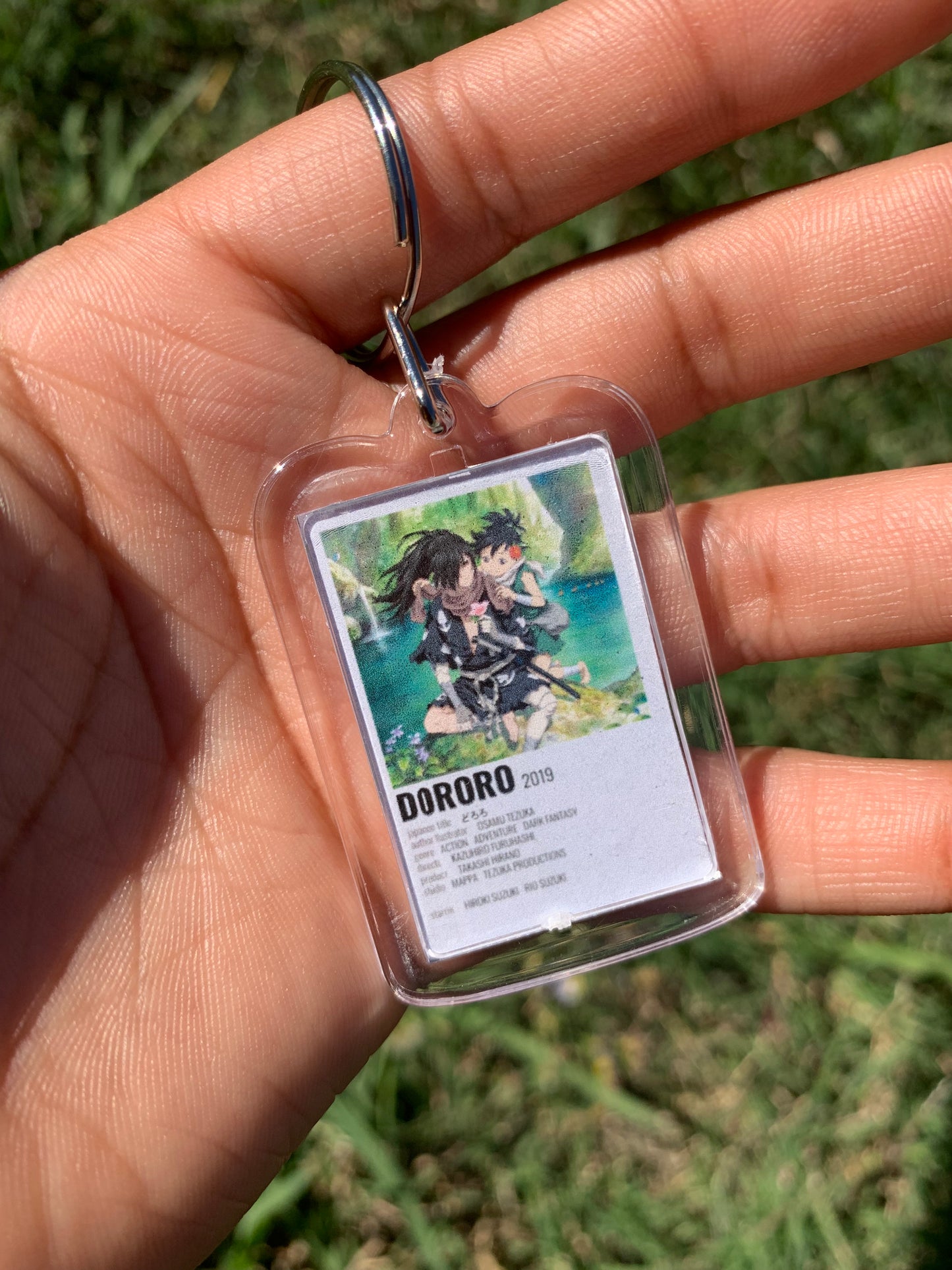 Japanese Anime Polaroid Inspired Keychain
