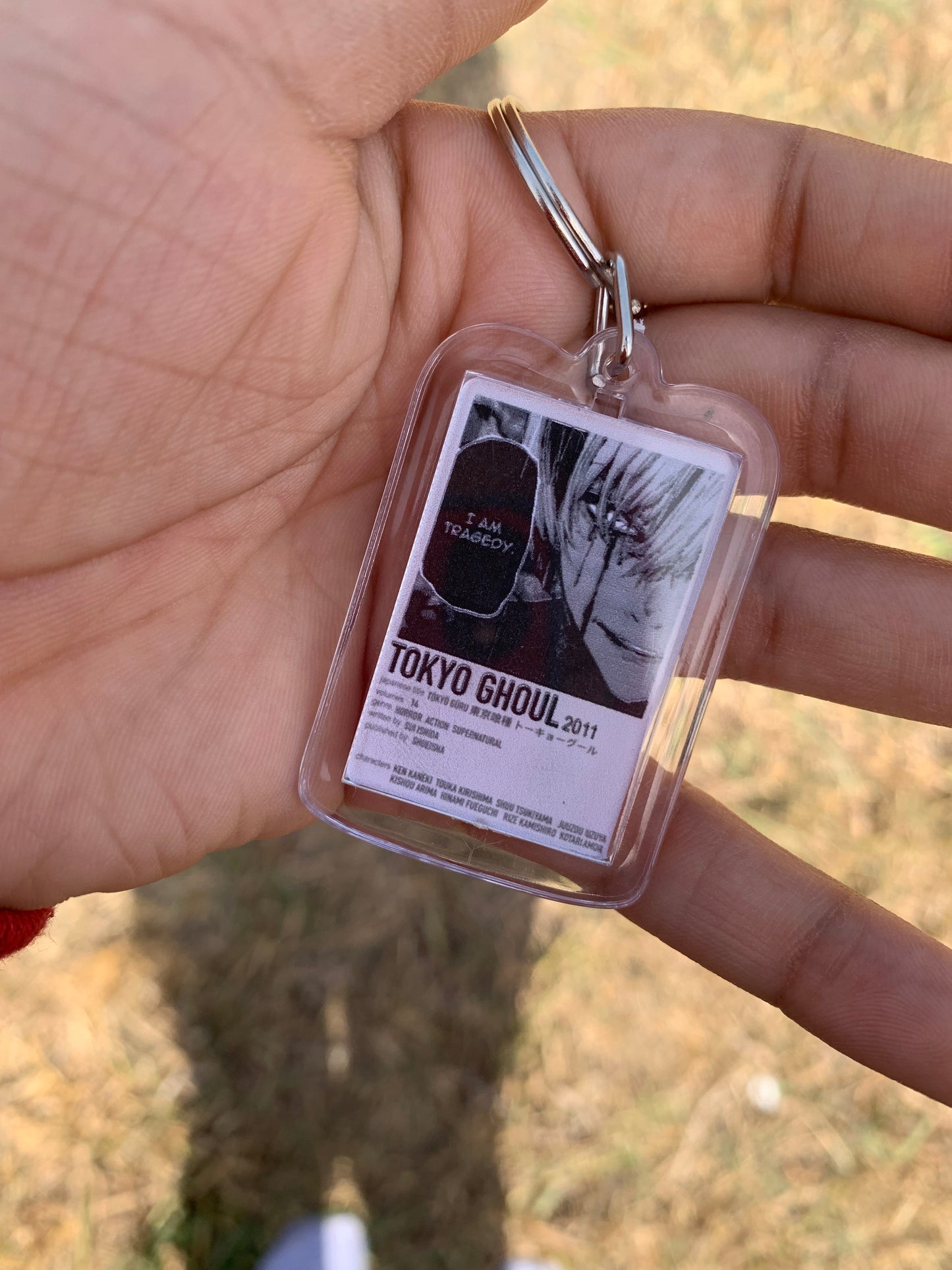 Japanese Ghoul Manga Polaroid Inspired Keychain