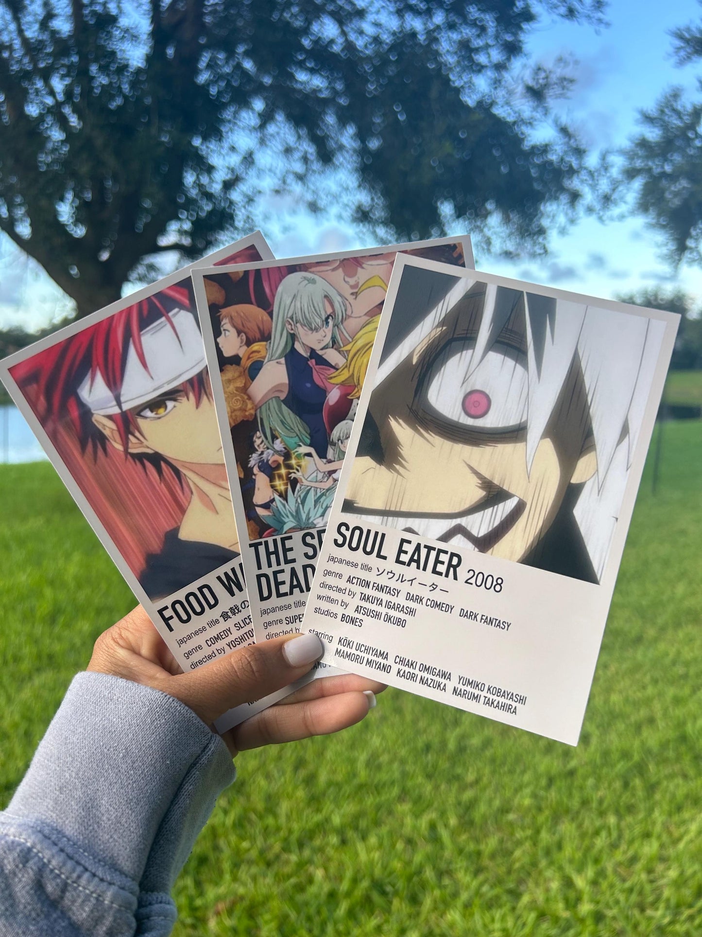 Anime Polaroid Print | Home decor | Mini Poster | Scrapbooking | Room decor | Wall decor | Wars Food Anime