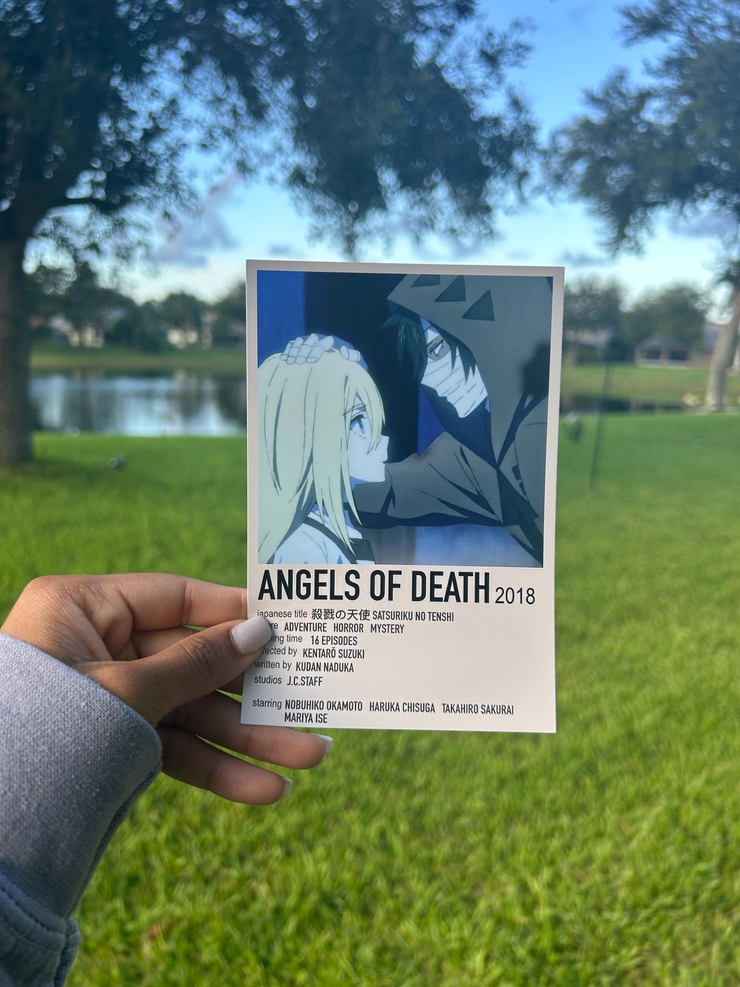 Anime Polaroid Print | Home decor | Mini Poster | Scrapbooking | Room decor | Wall decor | Angels | Of | Death