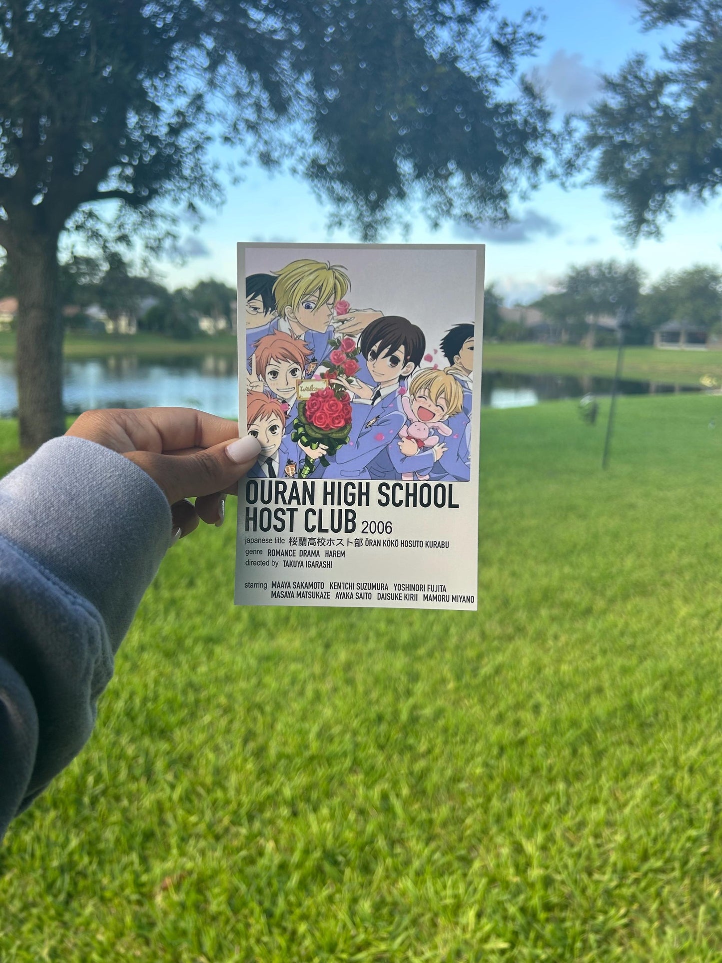 Anime Polaroid Print | Home decor | Mini Poster | Scrapbooking | Room decor | Wall decor | Highschool Anime | Host Club Anime