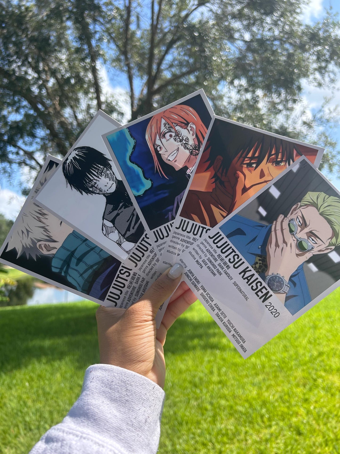Anime Polaroid Print | Home decor | Mini Poster | Scrapbooking | Room decor | Wall decor | Jujutsu Anime #1