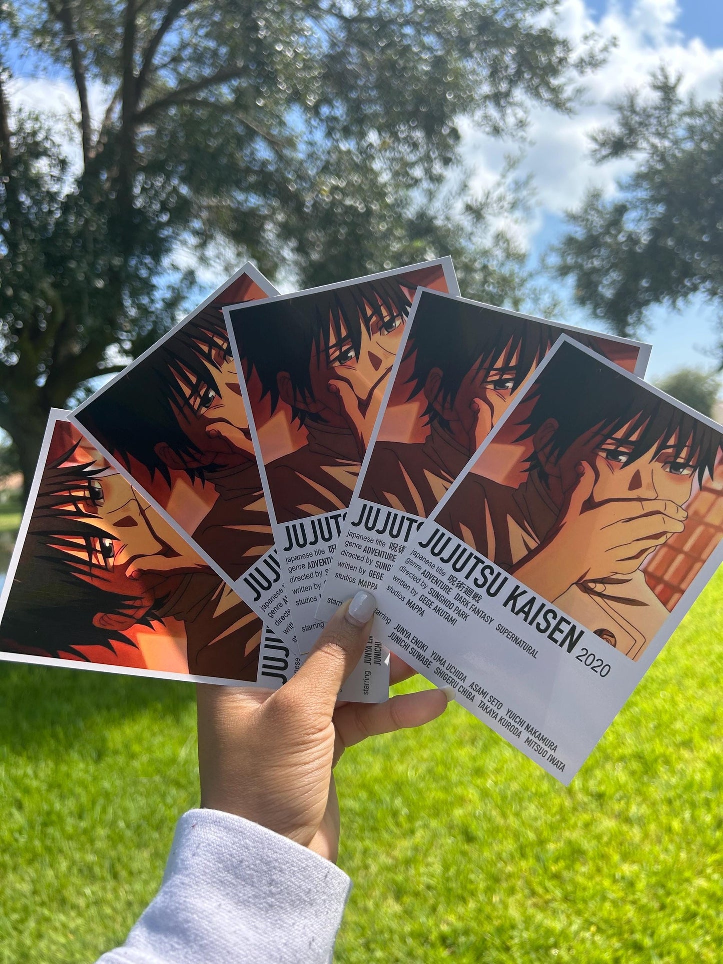 Anime Polaroid Print | Home decor | Mini Poster | Scrapbooking | Room decor | Wall decor | Jujutsu Anime #1