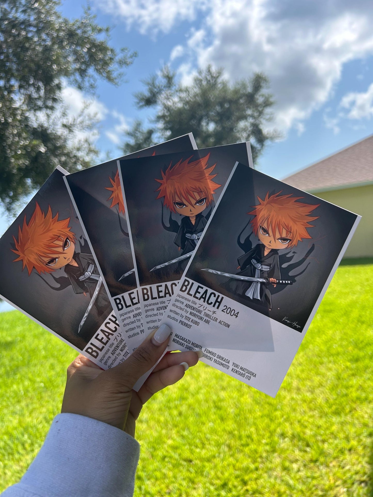 Anime Polaroid Print | Home decor | Mini Poster | Scrapbooking | Room decor | Wall decor | Bleach Anime
