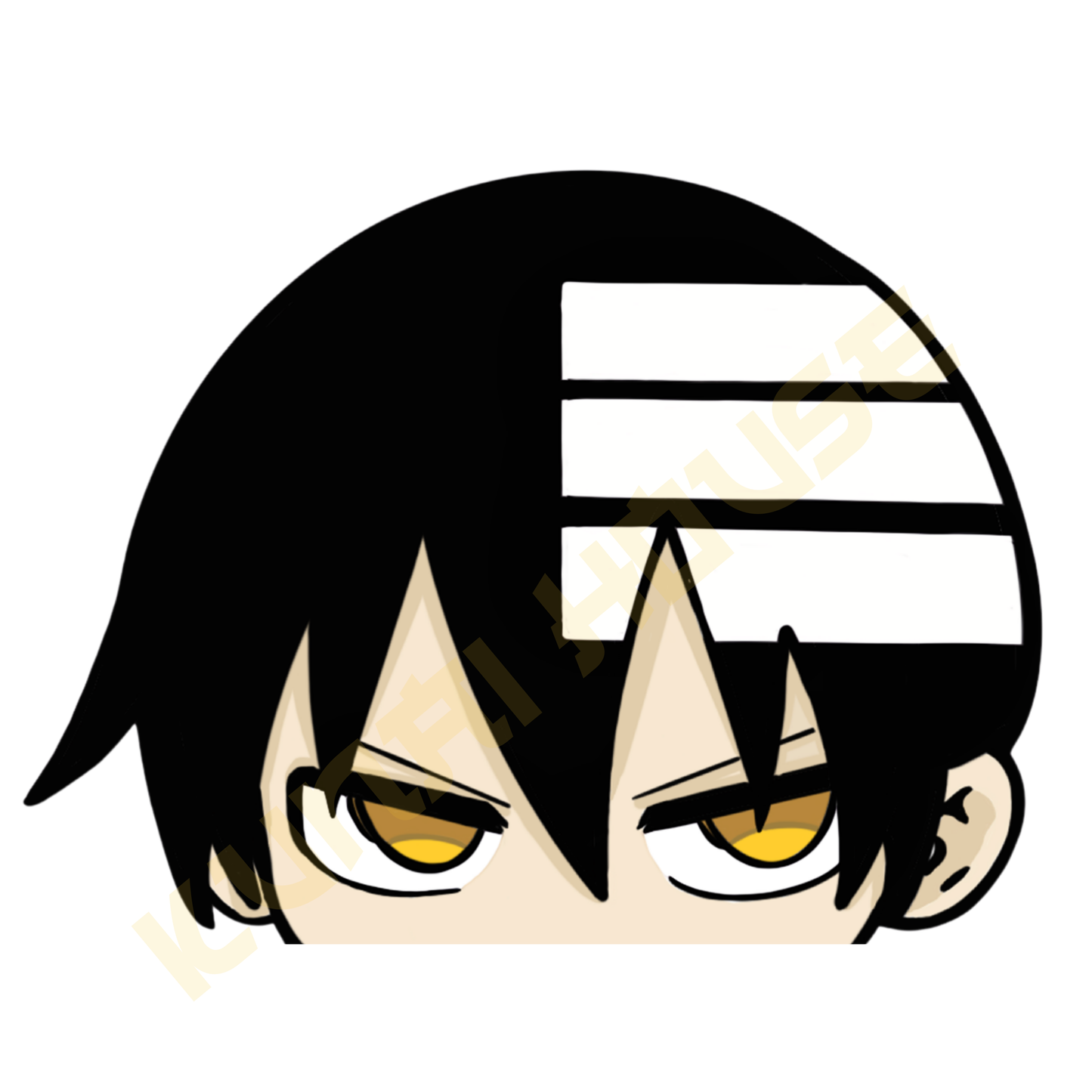 Death Symmetry Peeker Sticker
