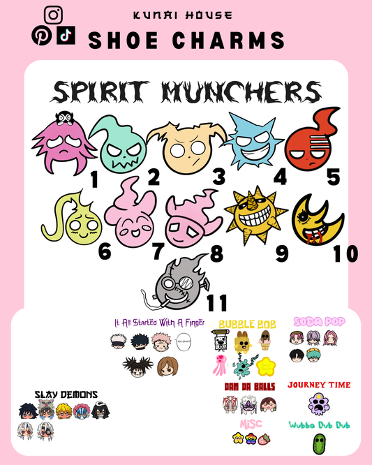 Spirit Munchers Shoe Charm