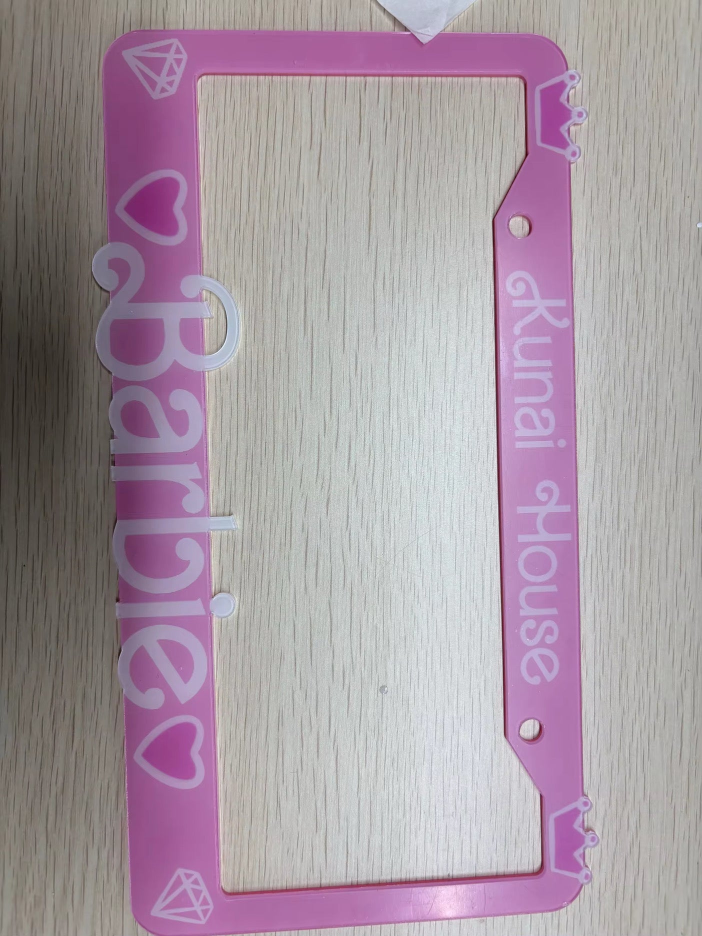 Custom License Plate Cover