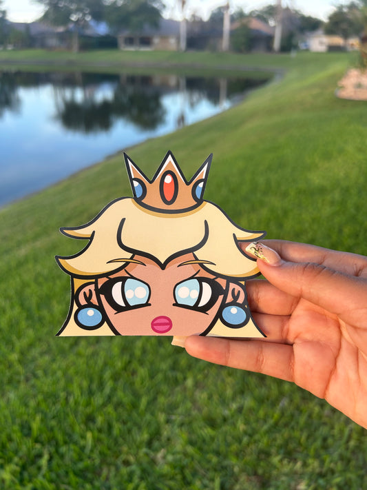 Princess Peeker Sticker