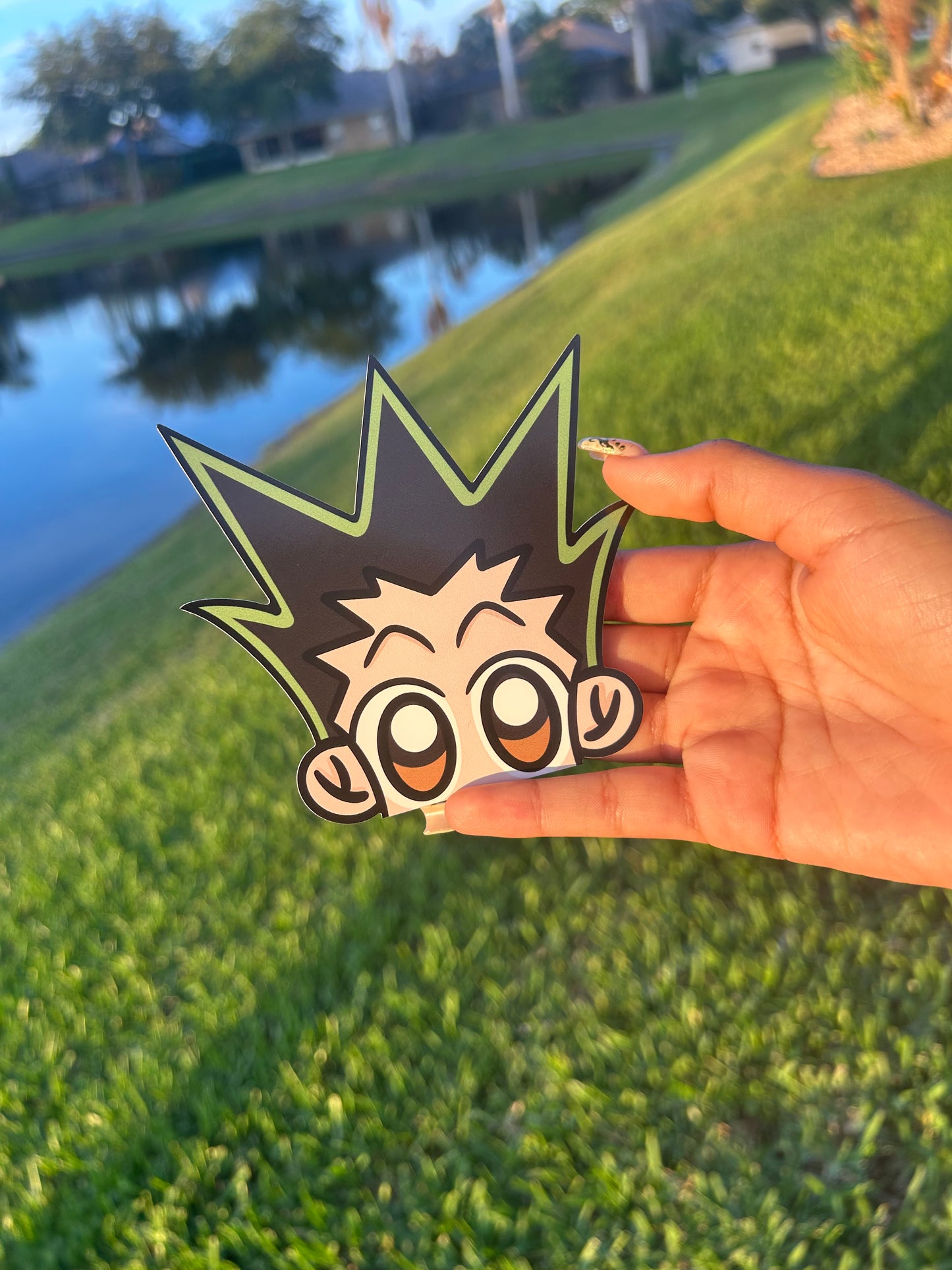 Gon Peeker Sticker