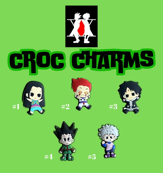 Anime Inspired Croc Charms| Cool Charms for Clogs| Crocs Accessories | Shoe Decor | Character Shoe Clips| Shoe Charm |