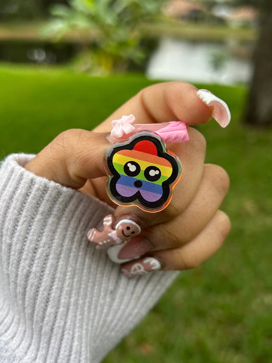 Pride Star Shoe Charm