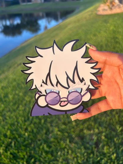 Hollow Purple Peeker Sticker