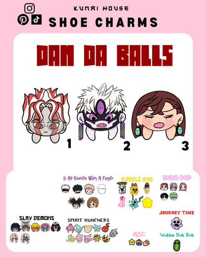 Dan Da Balls Shoe Charms