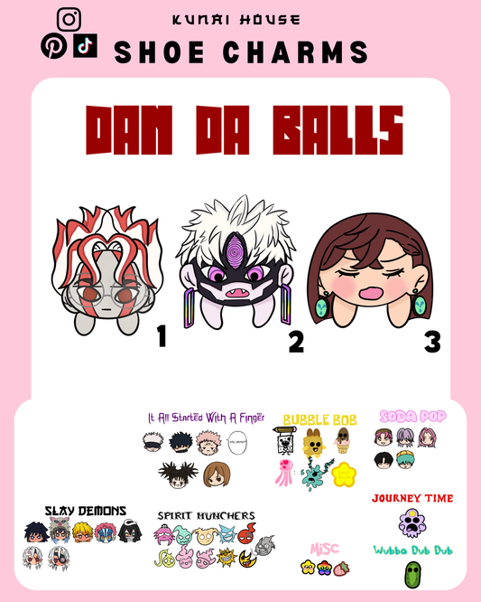 Dan Da Balls Shoe Charms
