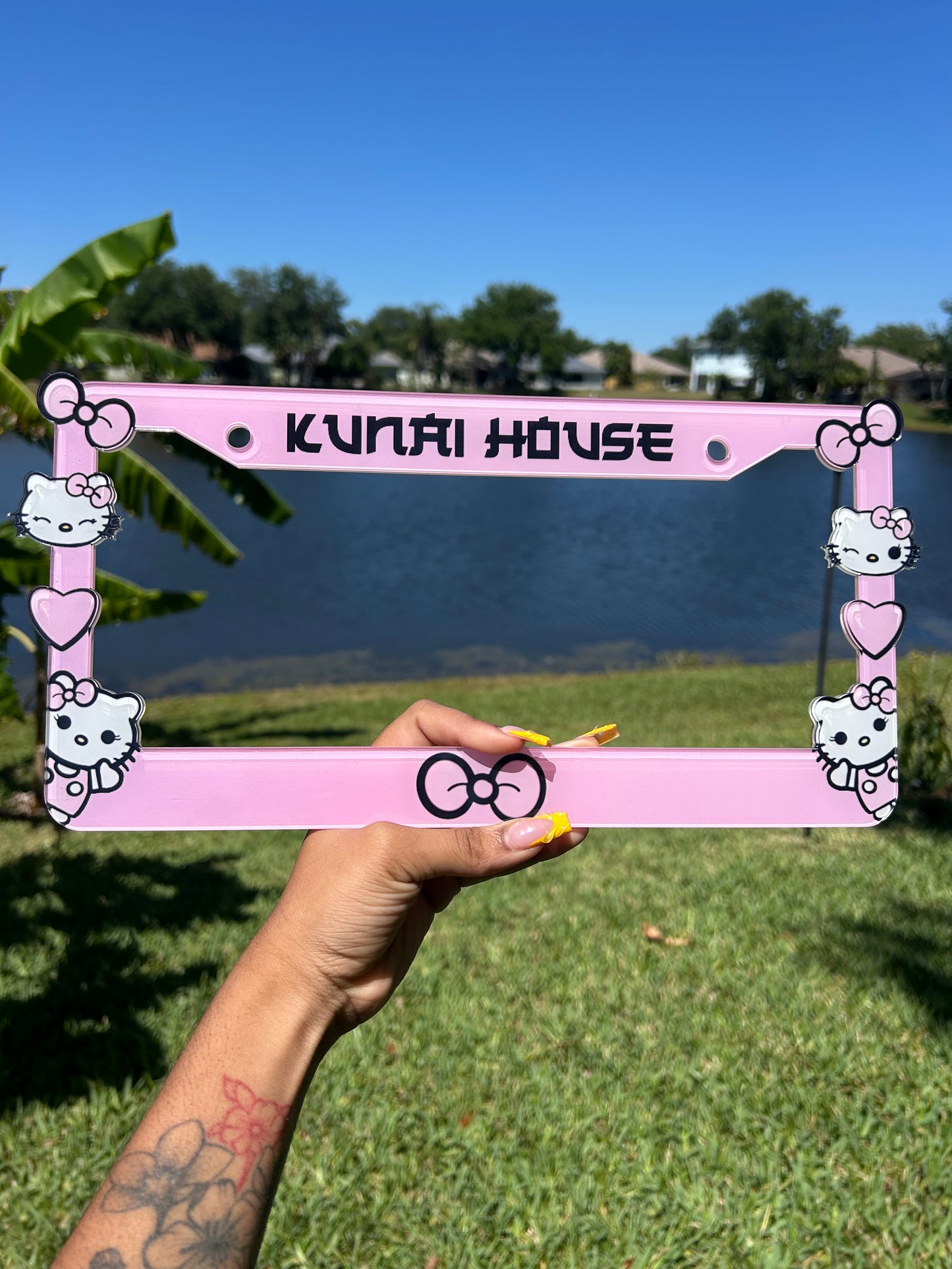 Kitty Kawaii License Plate