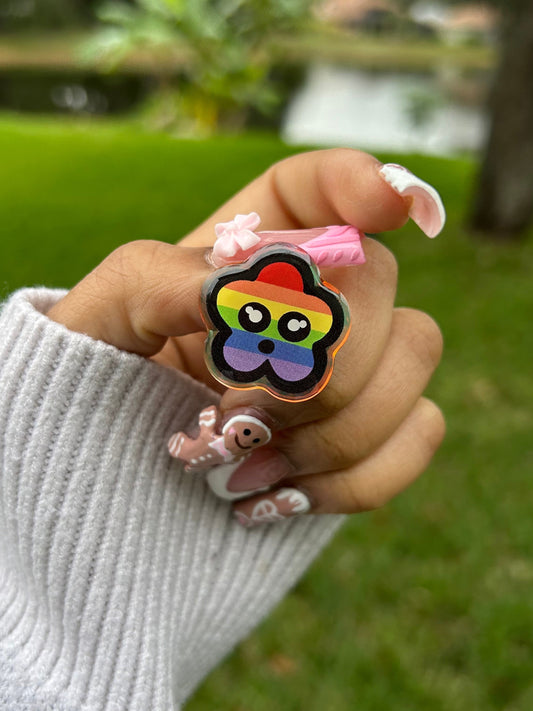 Pride Star Shoe Charm