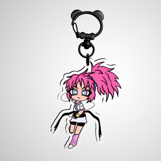 Crimson Thread Acrylic Keychain
