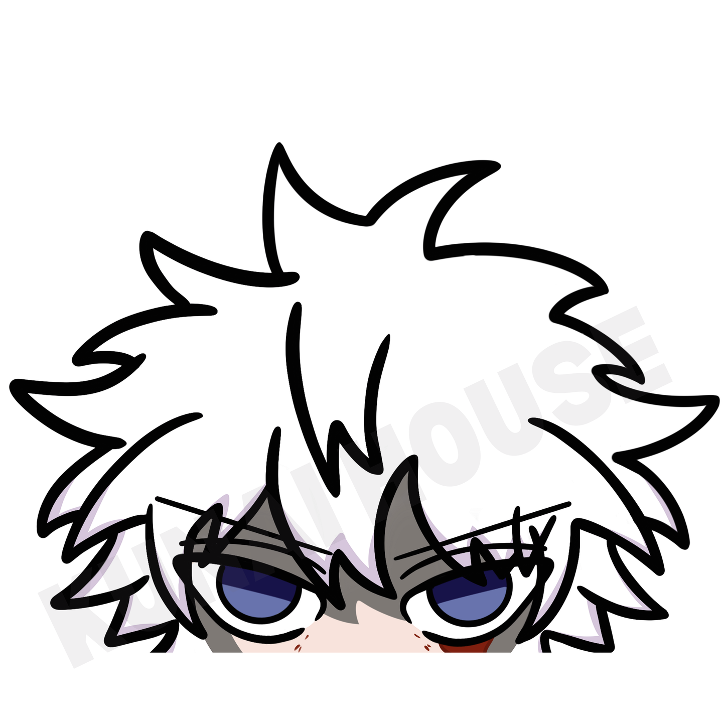 Killua Peeker Sticker