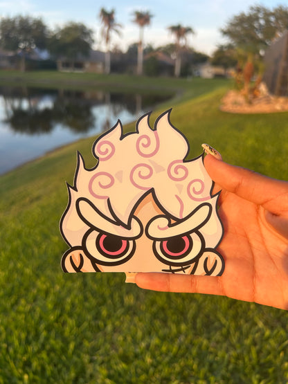 Cloud 5 Peeker Sticker