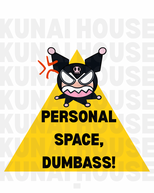 Personal Space Peeker Sticker