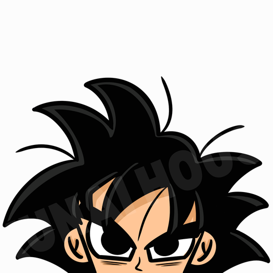 Goku Misprint Peeker Sticker