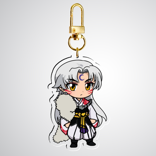 Crescent Moon Acrylic Keychain