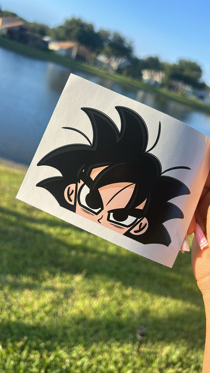 Goku Misprint Peeker Sticker
