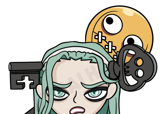 Key Psycho Lover Peeker Sticker