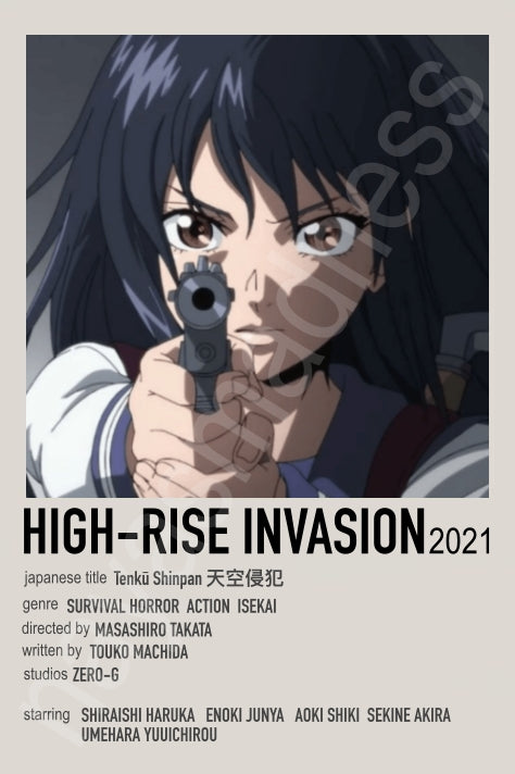 Japanese Cool Action Anime Polaroid Inspired Keychain