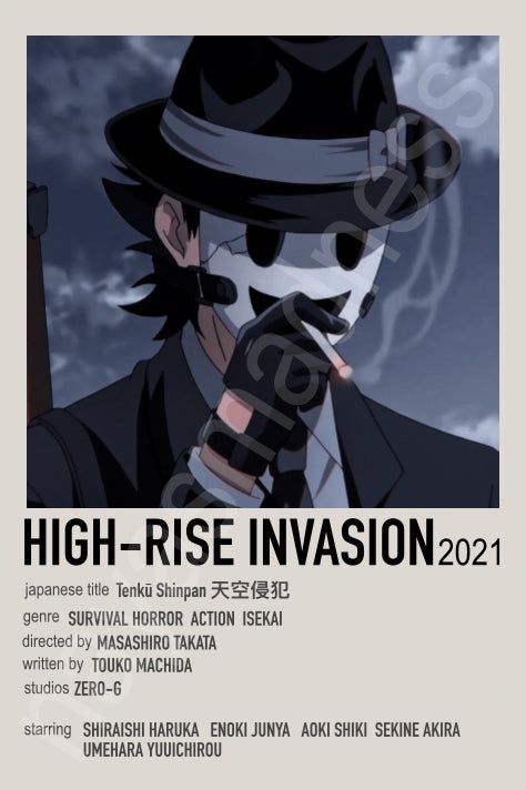 Japanese Cool Action Anime Polaroid Inspired Keychain