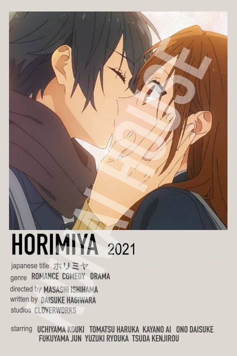 Horimiya Lovers Anime Polaroid Inspired Keychain