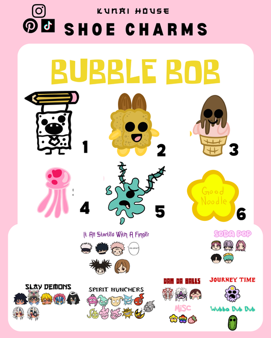 Bubble Bob Shoe Charms