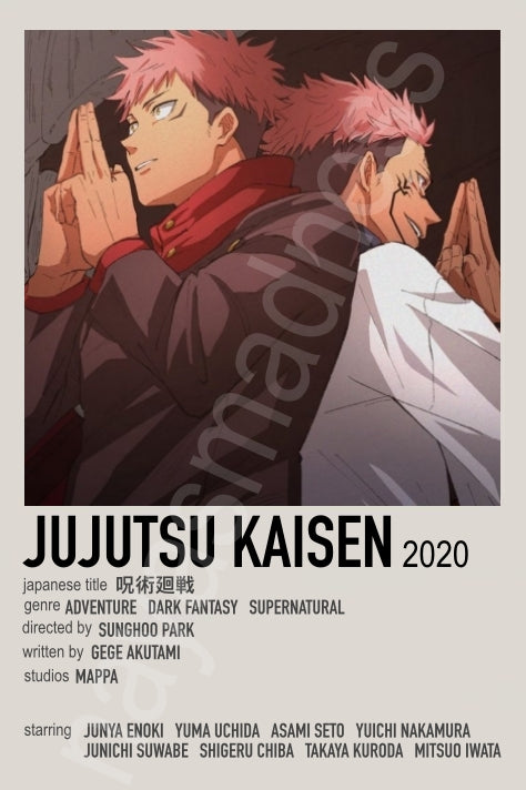 Jujutsu Kaisen Minimalist Poster  Minimalist poster, Anime  reccomendations, Anime films