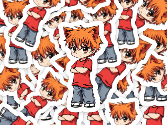 Vinyl Chibi Kyo Sticker