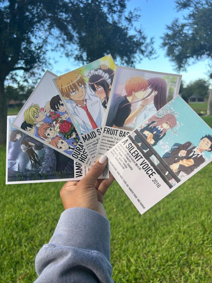 Anime Polaroid Print | Home decor | Mini Poster | Scrapbooking | Room decor | Wall decor | Fruit Romance Anime