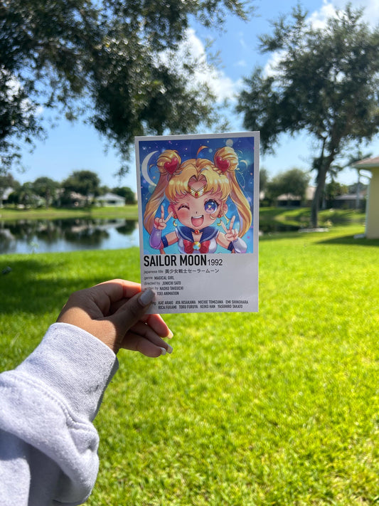 Anime Polaroid Print | Home decor | Mini Poster | Scrapbooking | Room decor | Wall decor | Sailor Anime