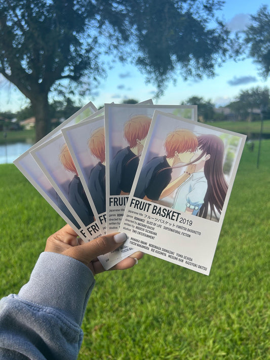 Anime Polaroid Print | Home decor | Mini Poster | Scrapbooking | Room decor | Wall decor | Fruit Romance Anime