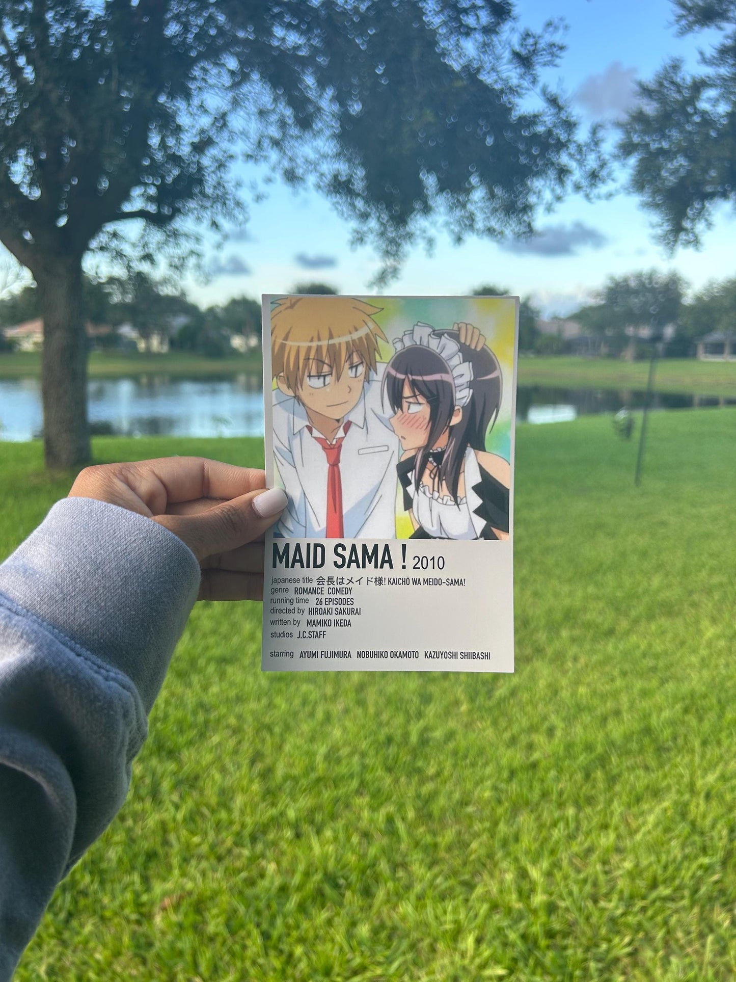 Anime Polaroid Print | Home decor | Mini Poster | Scrapbooking | Room decor | Wall decor | Maid Anime