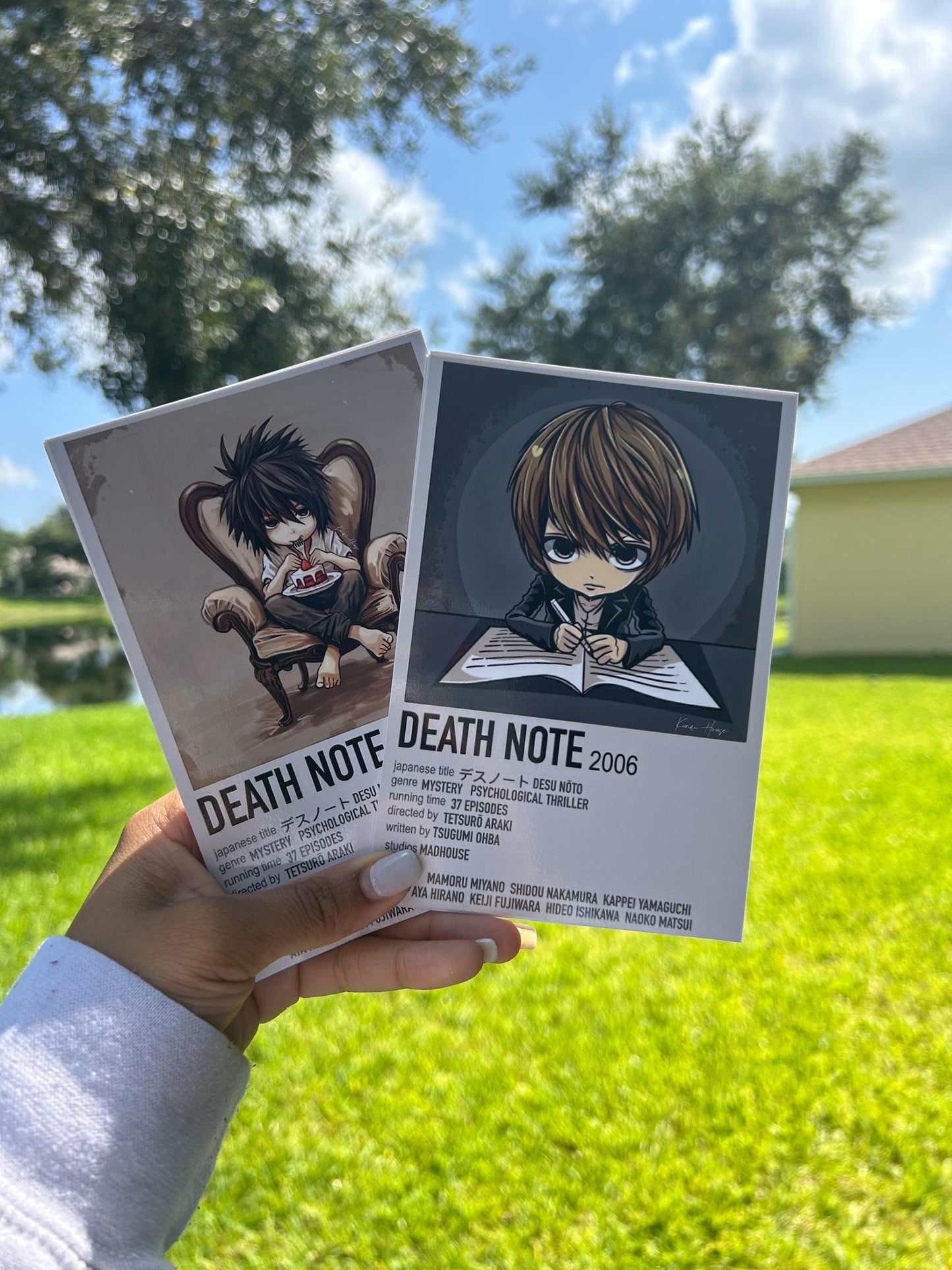 Anime Polaroid Print | Home decor | Mini Poster | Scrapbooking | Room decor | Wall decor | Death Anime