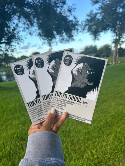 Anime Polaroid Print | Home decor | Mini Poster | Scrapbooking | Room decor | Wall decor | Ghoul Anime