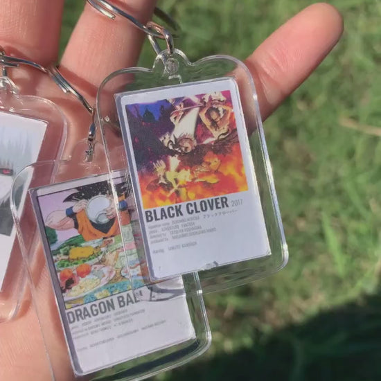 Anime Polaroid Inspired Keychain| Death Anime