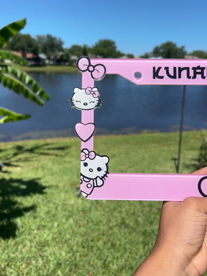 Kitty Kawaii License Plate