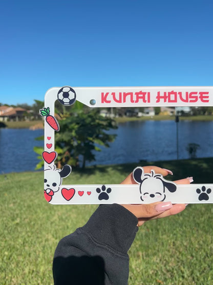 Puppy Kawaii License Plate