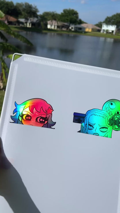 Key Psycho Lover Peeker Sticker